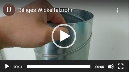 Link zum Video , billiges Wickelfalzrohr